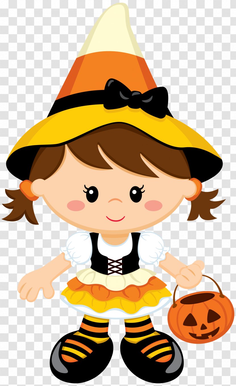 Clip Art Halloween Costume Trick-or-treating Party - Orange Transparent PNG