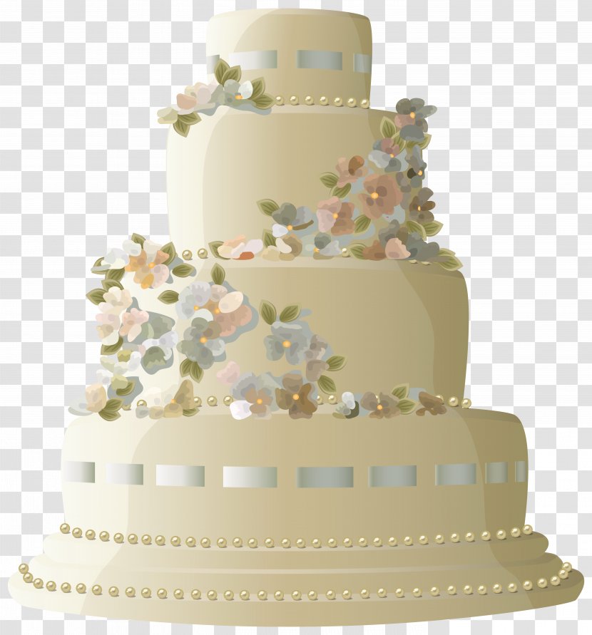 Wedding Cake Layer Frosting & Icing Birthday - Sugar Paste - Bud Transparent PNG