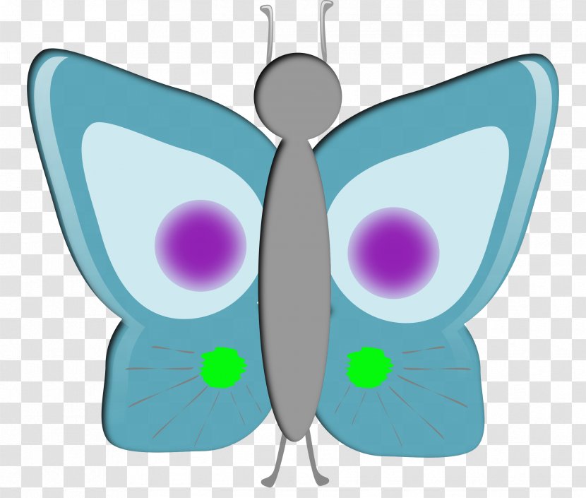 Butterfly Insect Morpho Rhetenor Clip Art - Danaus Chrysippus - Blue Transparent PNG