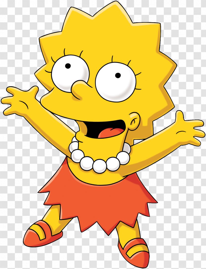 Lisa Simpson Homer Bart Maggie Marge - Cartoon Transparent PNG