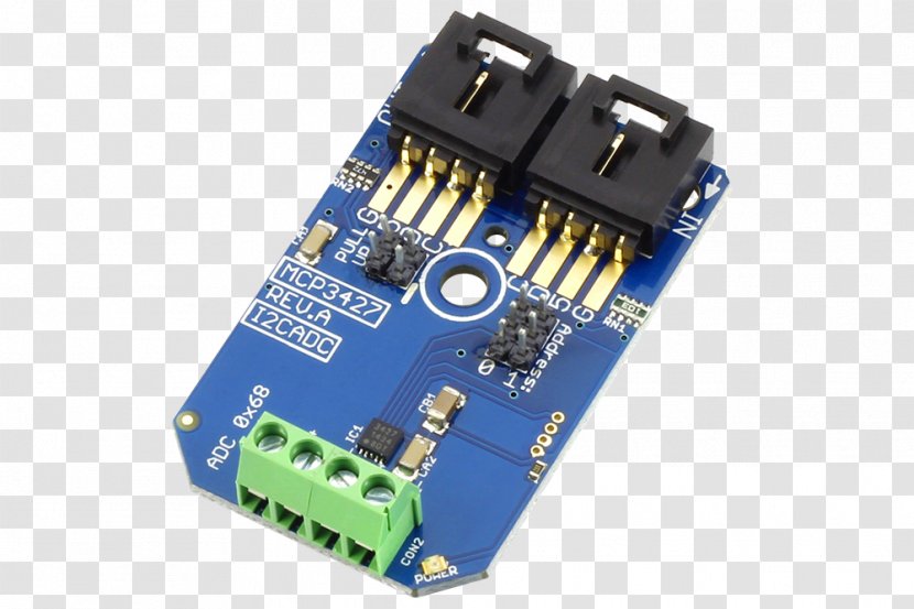 ESP8266 I²C Arduino Sensor Analog-to-digital Converter - Electrical Connector - Digitaltoanalog Transparent PNG