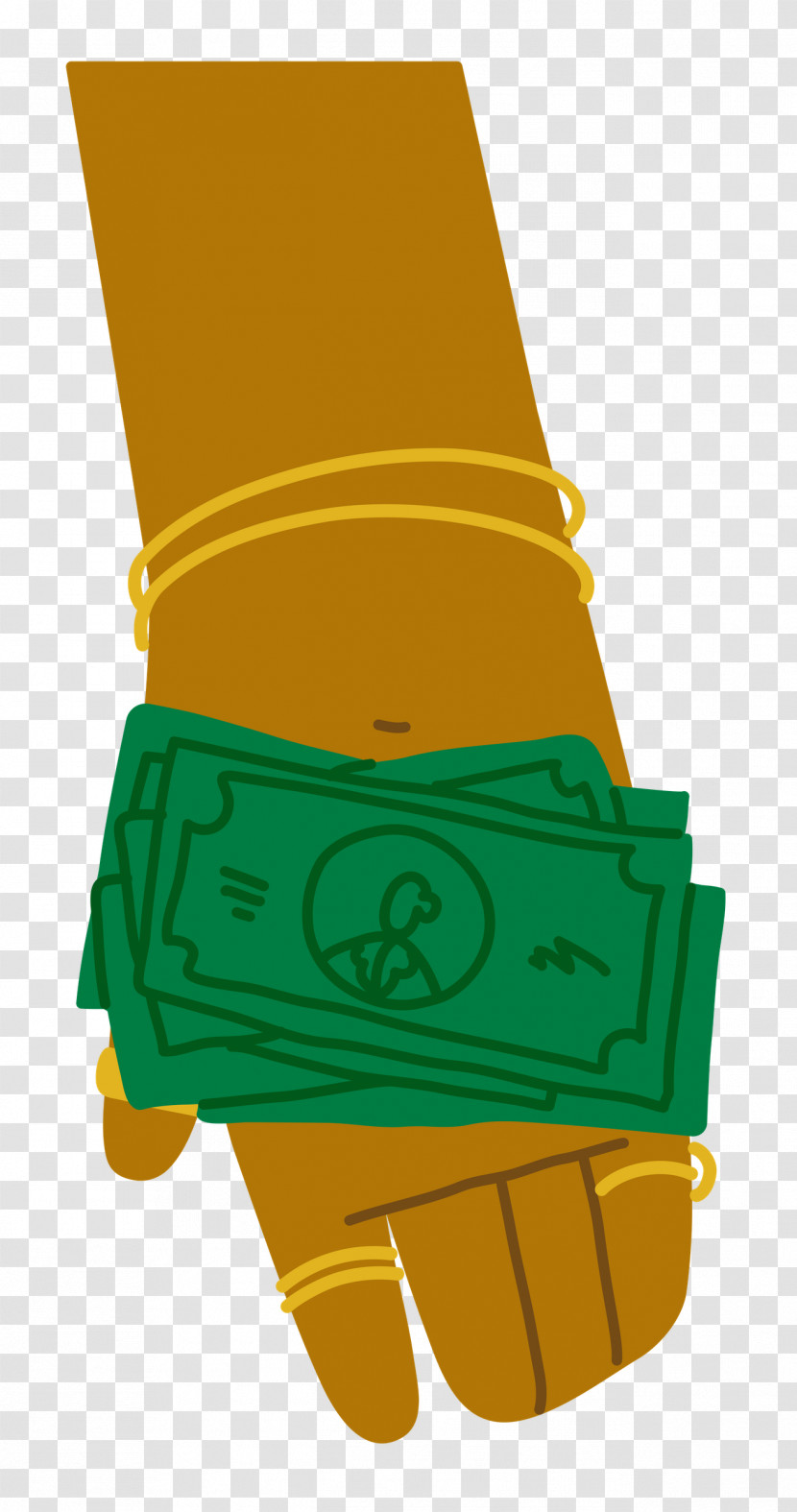 Hand Giving Cash Transparent PNG