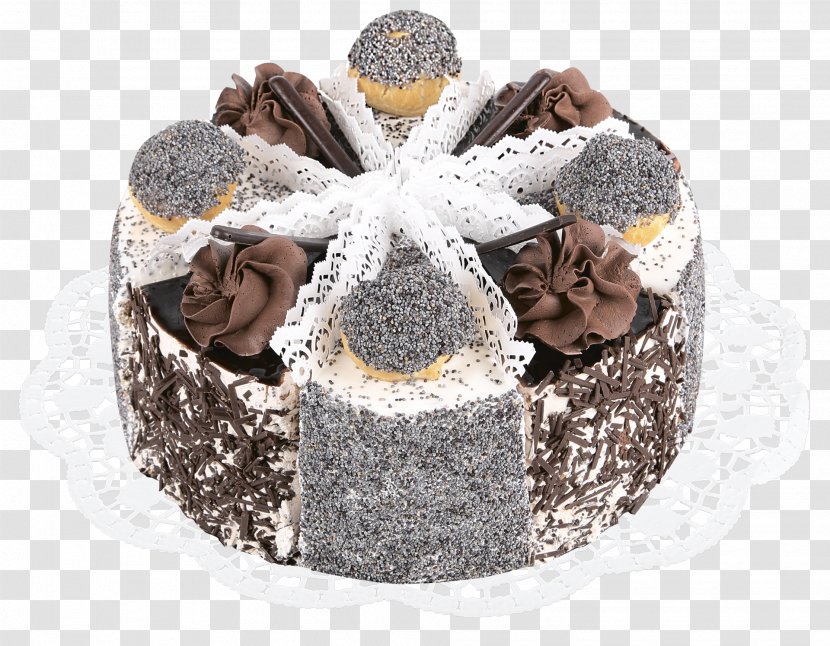 Chocolate Cake Sponge Frosting & Icing Torte - Ptasie Mleczko Transparent PNG