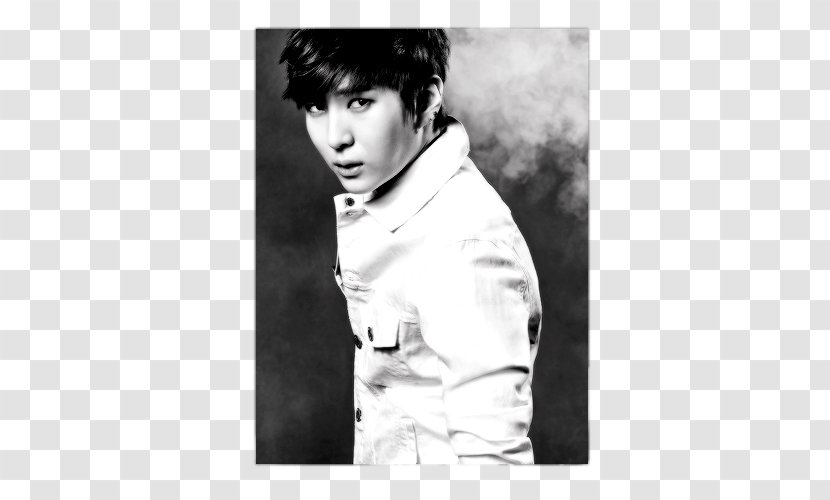 Leo VIXX MyDOL Korean Chained Up - Black And White Transparent PNG