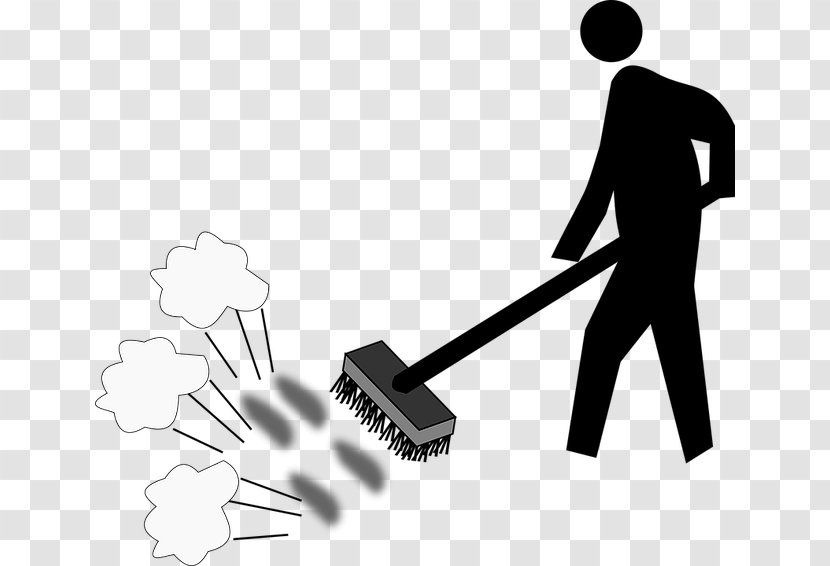 Cleaning Broom Clip Art - Hand - And Dust Transparent PNG