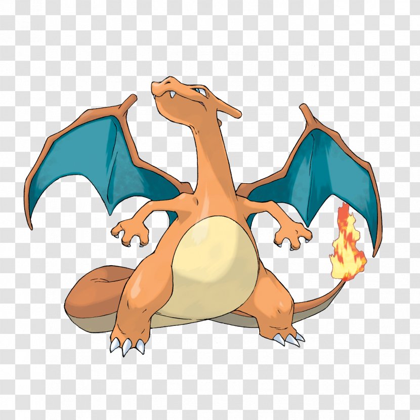 Pokémon Trading Card Game Charizard Moltres Red And Blue - Fictional Character - Charmeleon Transparent PNG