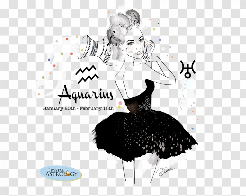Aquarius Astrological Sign Zodiac Astrology - Fashion Design Transparent PNG