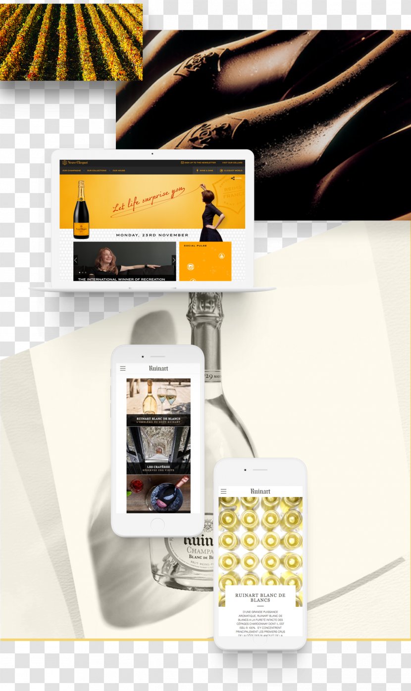 Brand Business Moët & Chandon Content Management System - Multimedia - Corporate Flyer Design Transparent PNG
