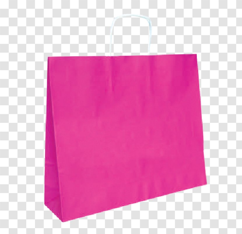 Paper Bag Pink Shopping Bags & Trolleys - Rectangle Transparent PNG