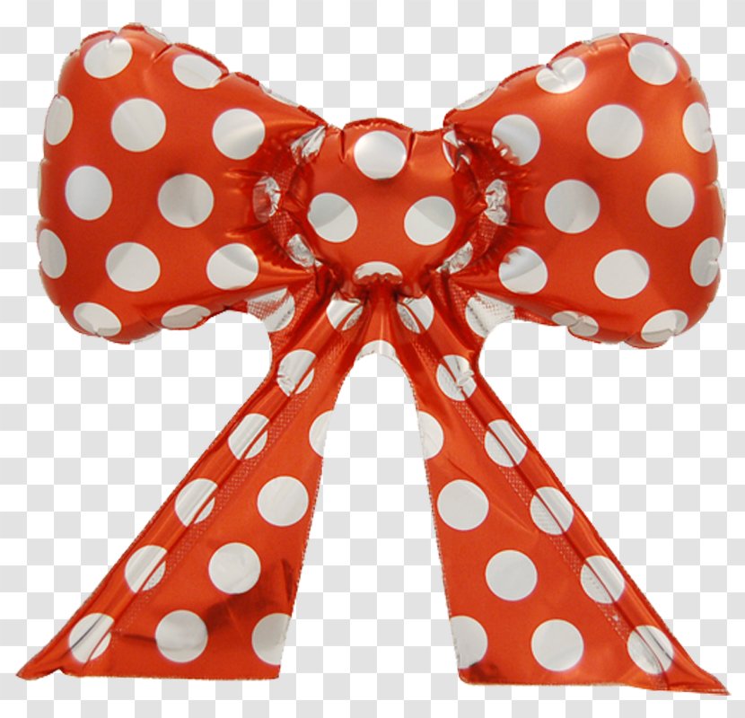 Polka Dot Bow Tie Ribbon Transparent PNG