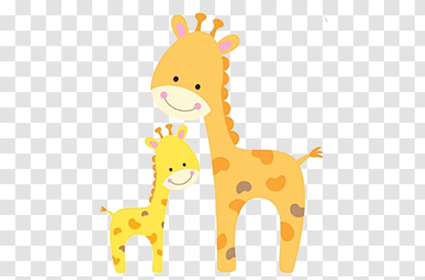 Koala Infant Baby Shower Illustration - Giraffe - A Transparent PNG