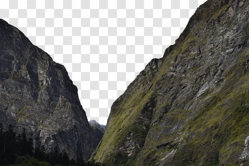 Geology Fjord Mountain Range Outcrop Valley Transparent PNG