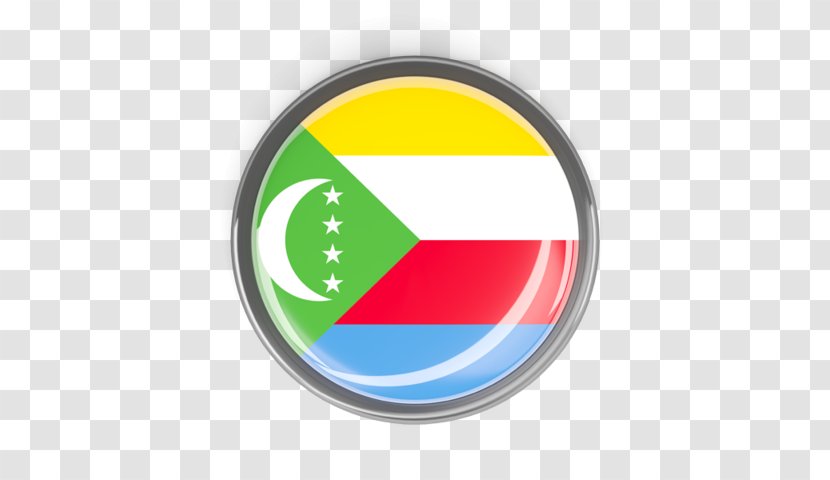 Flag Of The Comoros South Sudan - Yellow - Metal Button Transparent PNG