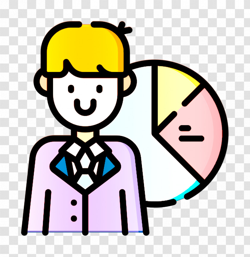 Leadership Icon Boss Icon Pie Chart Icon Transparent PNG
