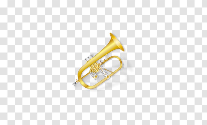 Trombone Musical Instrument Tuba - Watercolor - Instruments Trumpet Transparent PNG