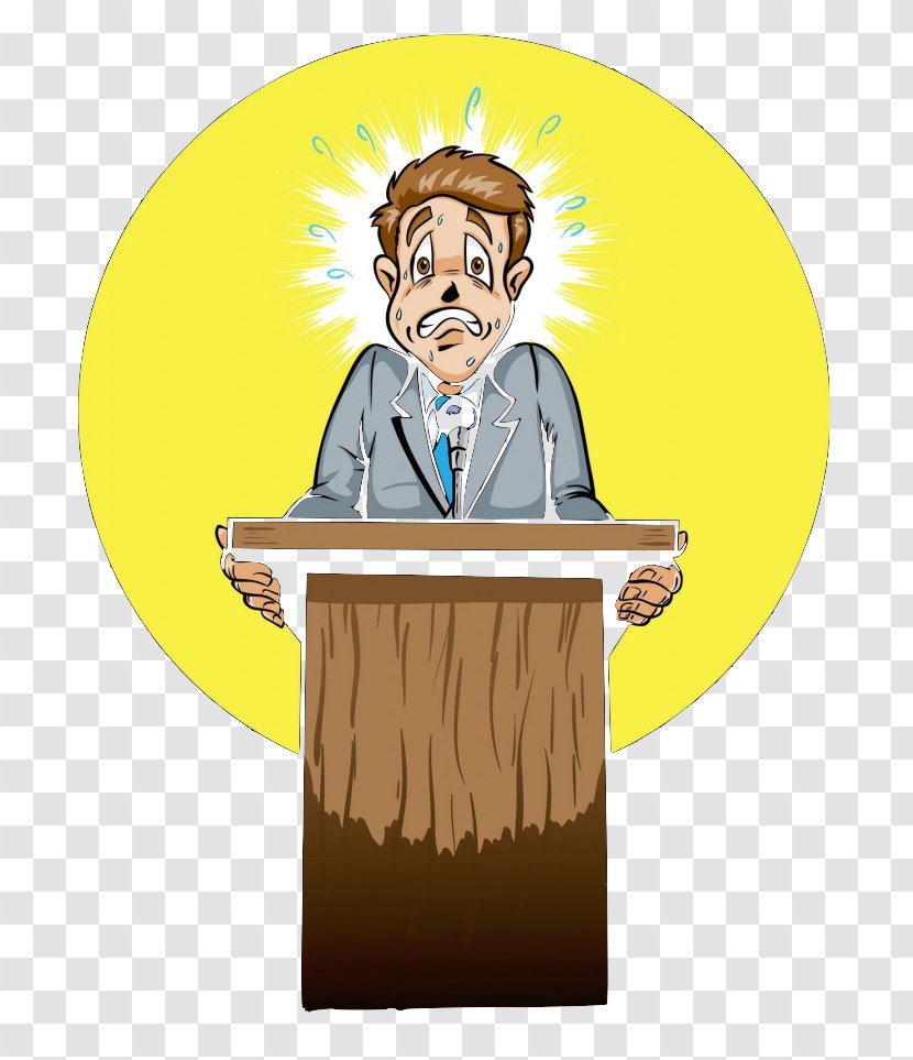 Glossophobia Speech Fear Anxiety Symptoms Public Speaking - Psychological Stress Transparent PNG