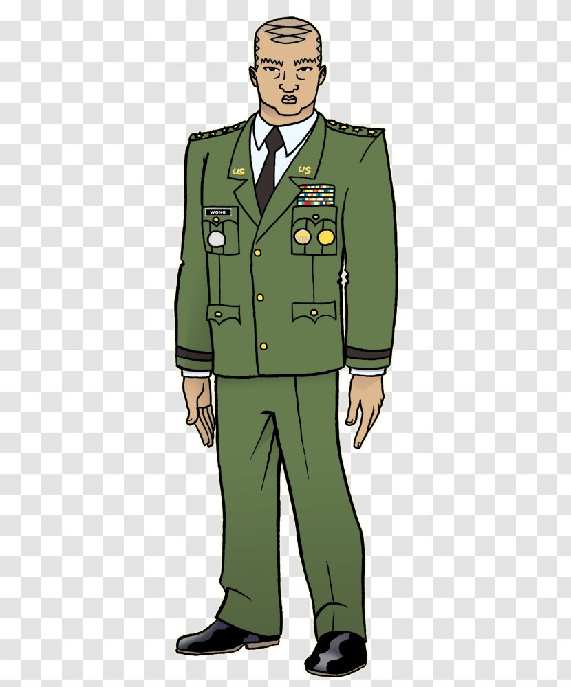 Army Officer Cartoon General Military - Gentleman - Salute Transparent PNG