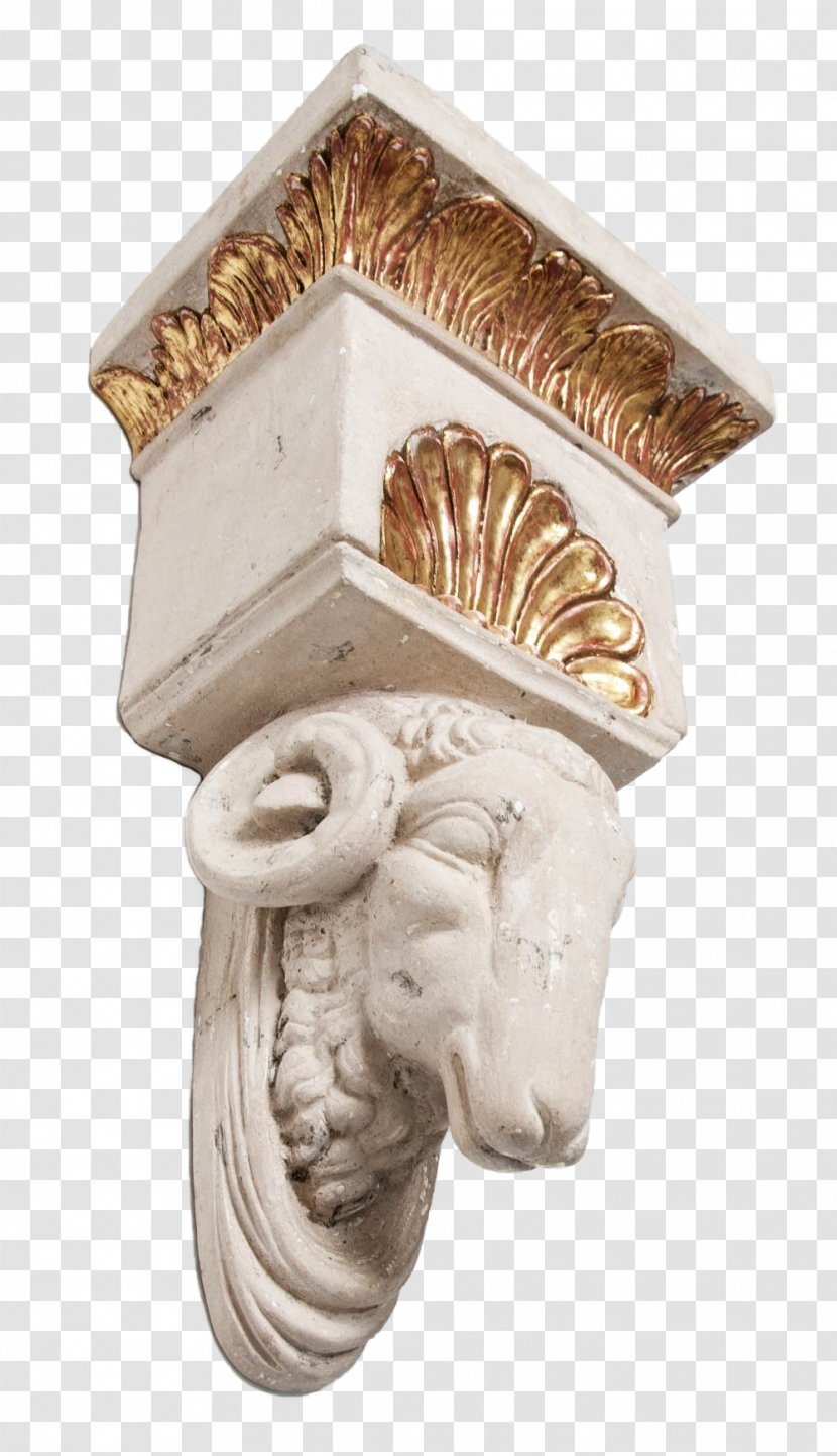 Stone Carving Classical Sculpture Classicism - Artifact - Watercolor Goat Transparent PNG