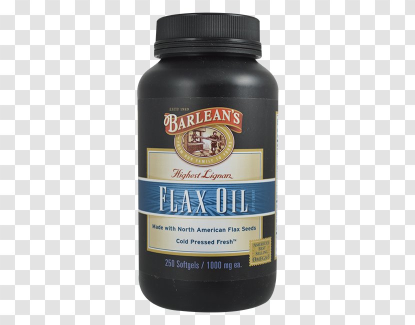 Dietary Supplement Linseed Oil Lignan Flax Transparent PNG