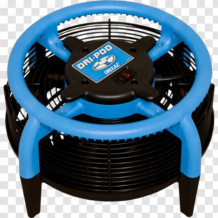 Dri-Eaz Dri-Pod Floor Dryer F451 Carpet Cleaning RIDGID 1625 CFM Air Mover Fan Transparent PNG