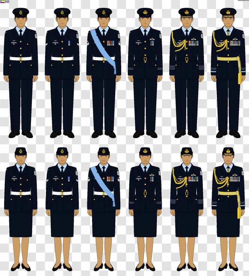 Military Uniform Rank Army Service Dress - Naval Officer - Air Force Transparent PNG