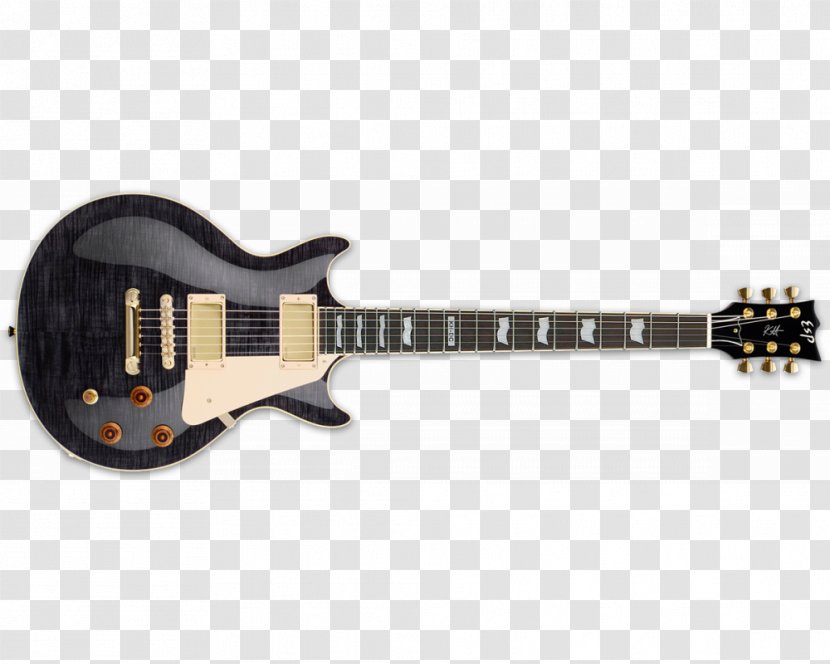 ESP LTD EC-1000 Guitars Eclipse Electric Guitar - Esp Kirk Hammett Transparent PNG