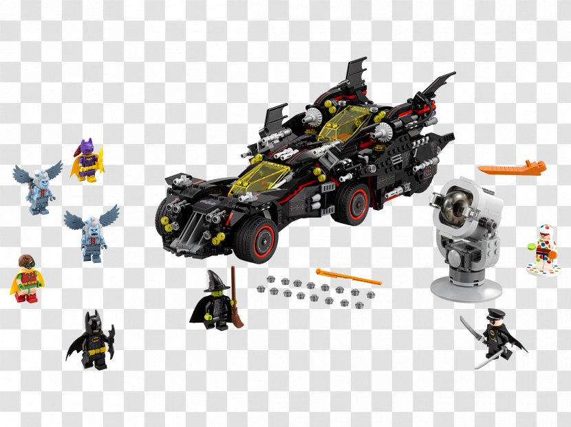 Batman Alfred Pennyworth Batgirl Robin Batmobile - Batplane - Lego Transparent PNG