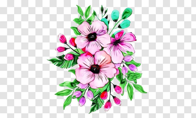 Flower Art Watercolor - Petunia - Geranium Malvales Transparent PNG
