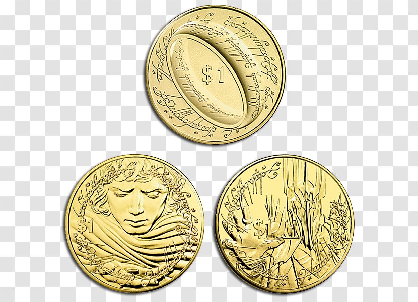 Uncirculated Coin New Zealand Gold The Lord Of Rings - Hobbit An Unexpected Journey Transparent PNG