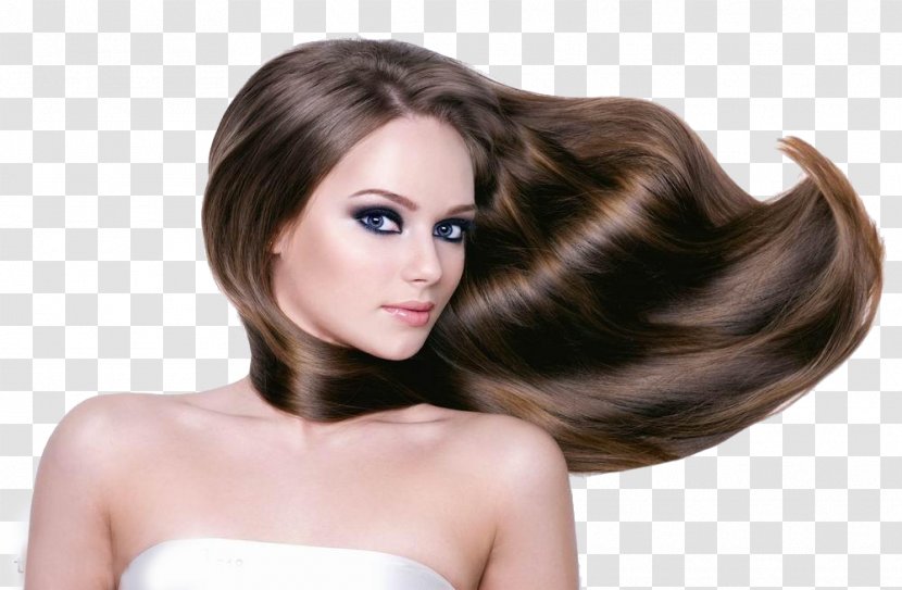 Hair Care Beauty Parlour Straightening Shampoo - Frame - Model Transparent PNG