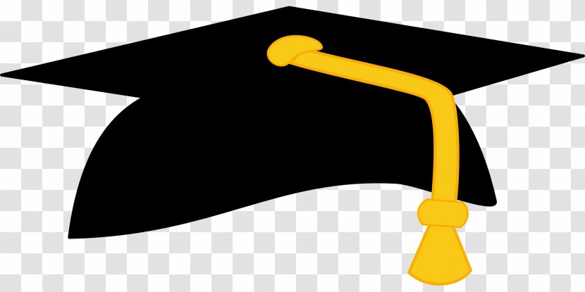 Square Academic Cap Graduation Ceremony Dress Clip Art - Yellow Transparent PNG