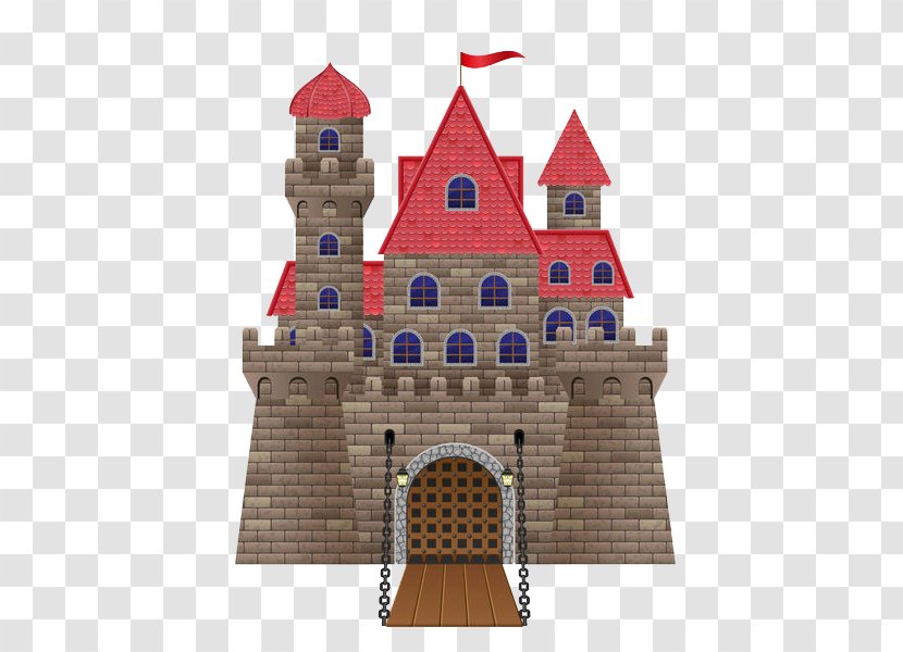 Castle Drawbridge Royalty-free Clip Art - Royaltyfree - The Majestic Red Flag Tower Transparent PNG