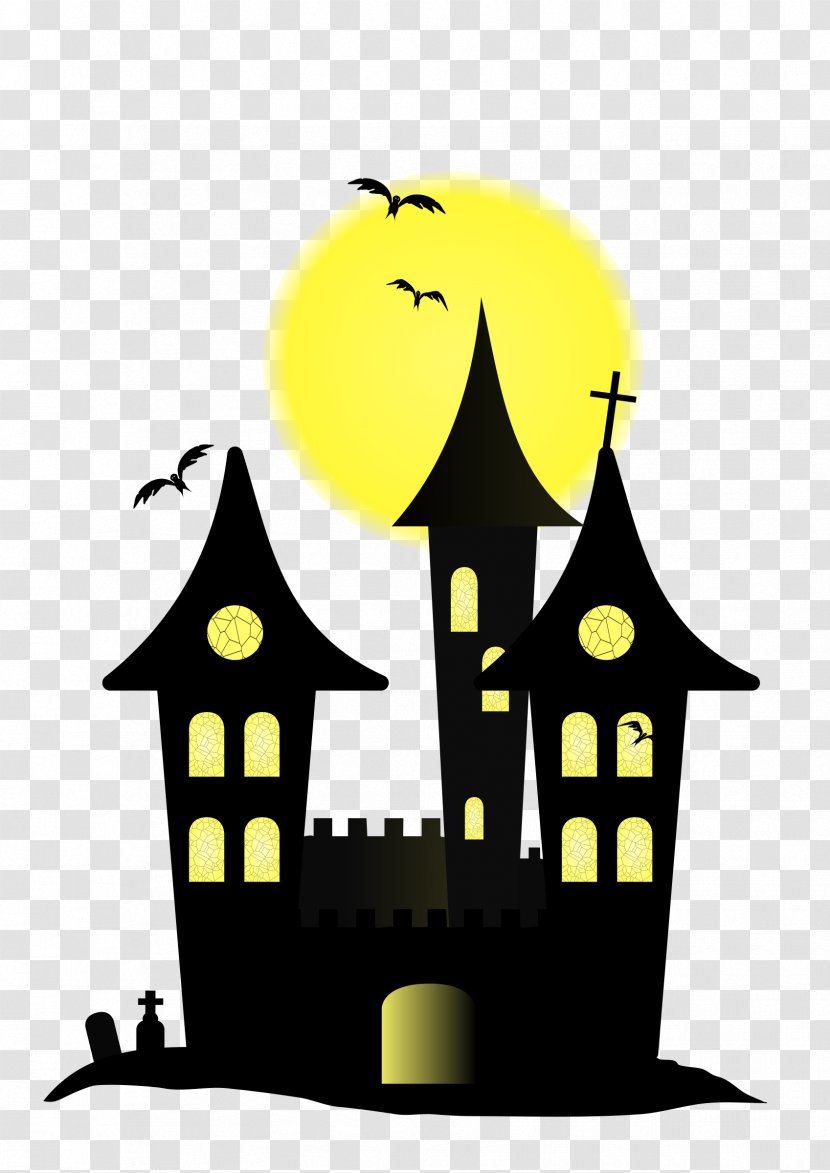 Halloween Castle Clip Art - Smiley Transparent PNG