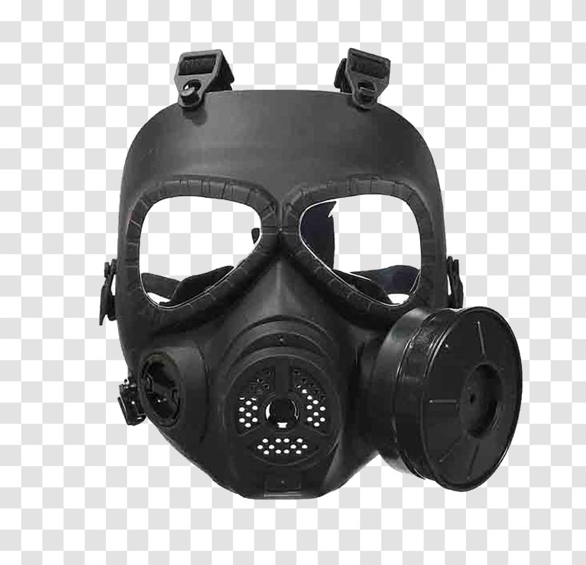 Dummy Gas Mask Mask, Black - Headgear Transparent PNG
