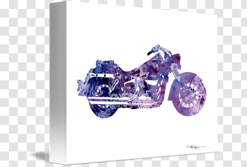 Motorcycle Harley-Davidson Watercolor Painting Art - Engine Transparent PNG