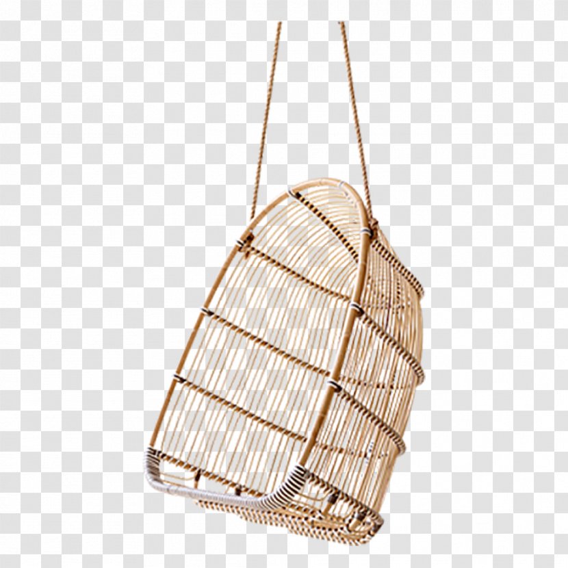 Egg Rattan Chair Swing Hammock - Handbag - Green Transparent PNG