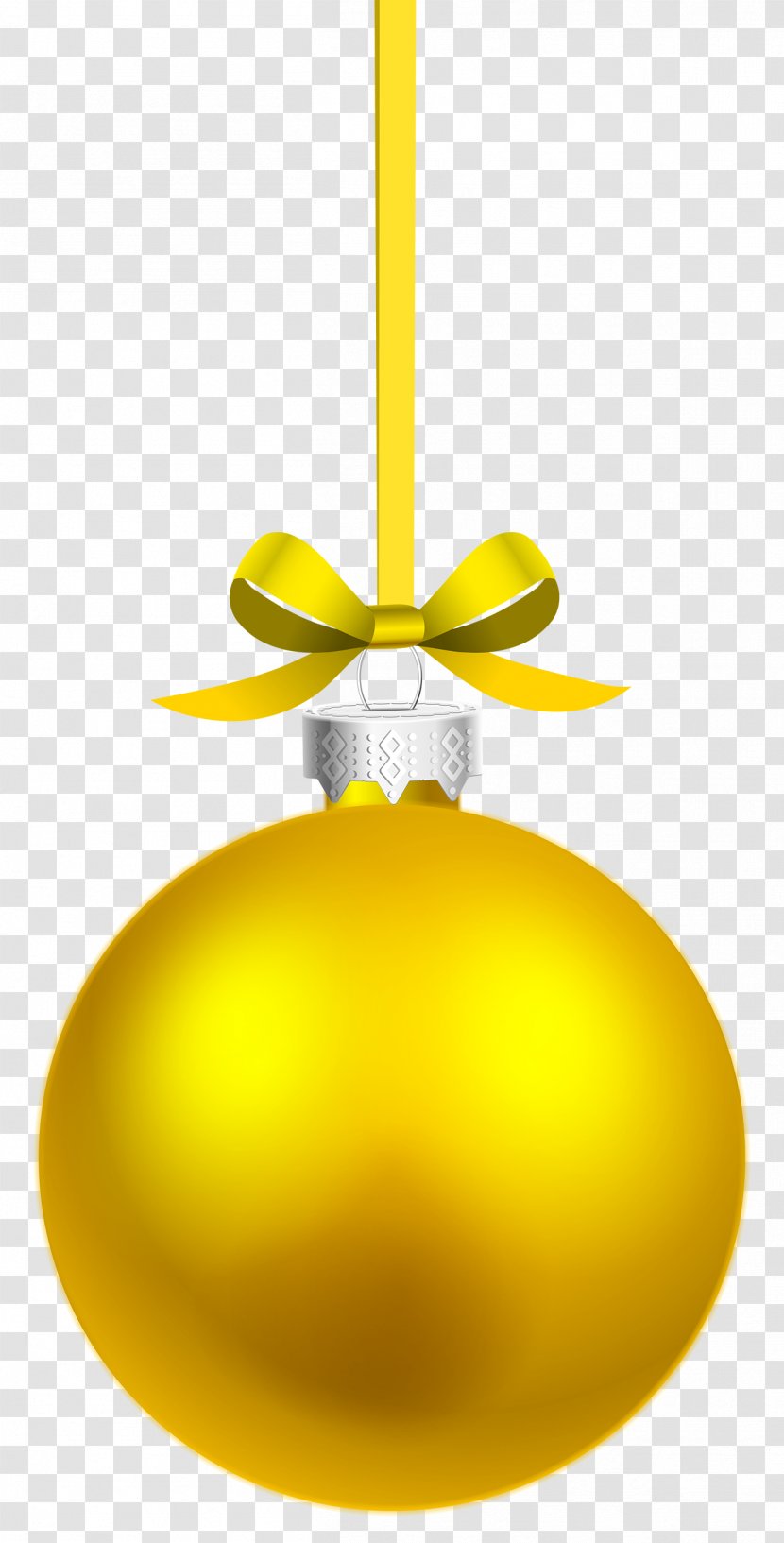 Christmas Ornament Yellow Clip Art - Fruit - Altar Transparent PNG