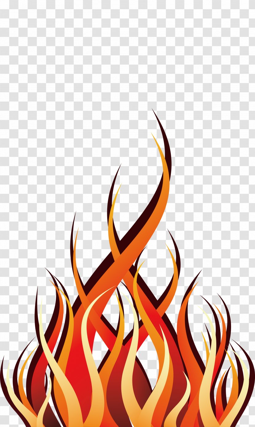 Abstraction Clip Art - Abstract Flames Transparent PNG