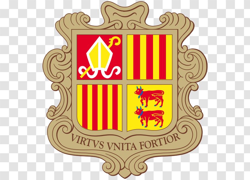 Coat Of Arms Andorra National Flag - Stock Photography - Frame Transparent PNG