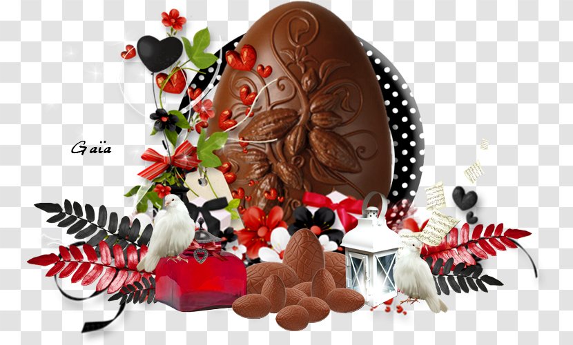 Ice Cream Easter Egg Chocolate - Flower - Chocolat Transparent PNG