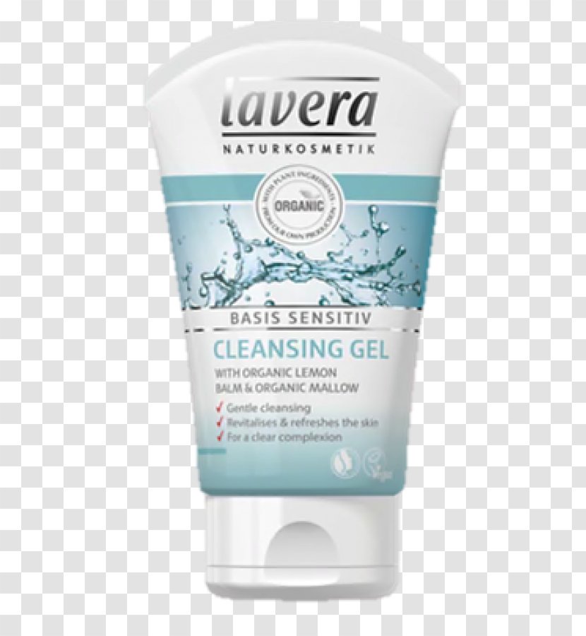 Cleanser Lavera Basis Sensitiv Creme Moisturizing Cream Peter Thomas Roth Anti-Aging Cleansing Gel Natural Skin Care - Moisturizer - Aqua Vistas Transparent PNG