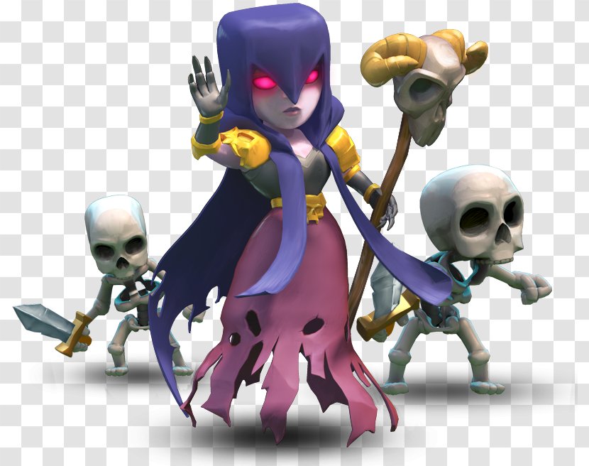 Clash Of Clans Royale Boom Beach Video Gaming Clan Witchcraft - Figurine - Witch Transparent PNG