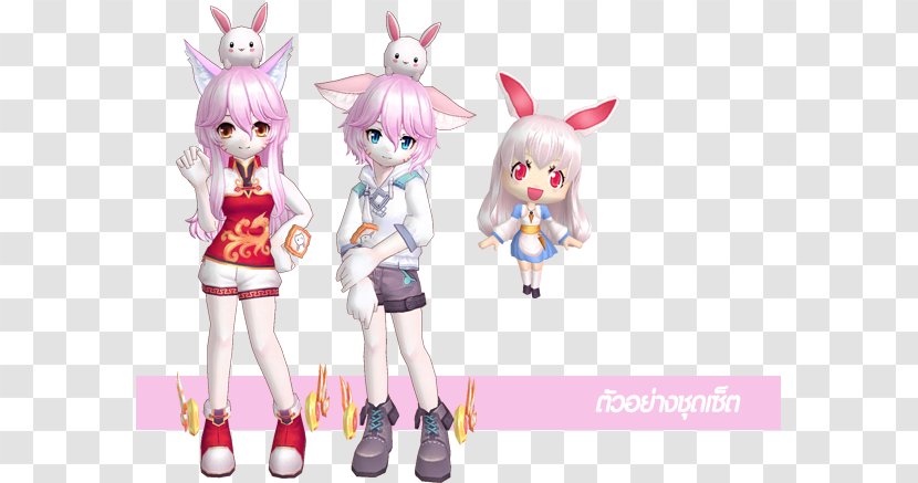 TalesRunner Rhaon Entertainment Rabbit Chanel Smilegate - Watercolor - Bunny Costume Transparent PNG