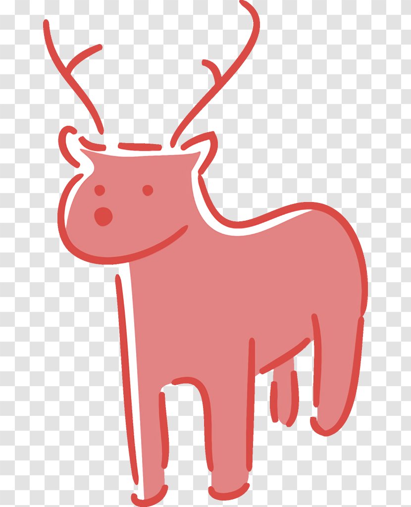 Reindeer - Animal Figure - Tail Transparent PNG