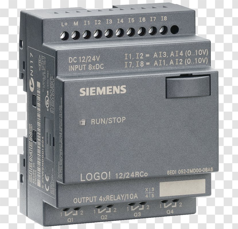 Logo Programmable Logic Controllers Industry Automation Siemens - Electronics Transparent PNG