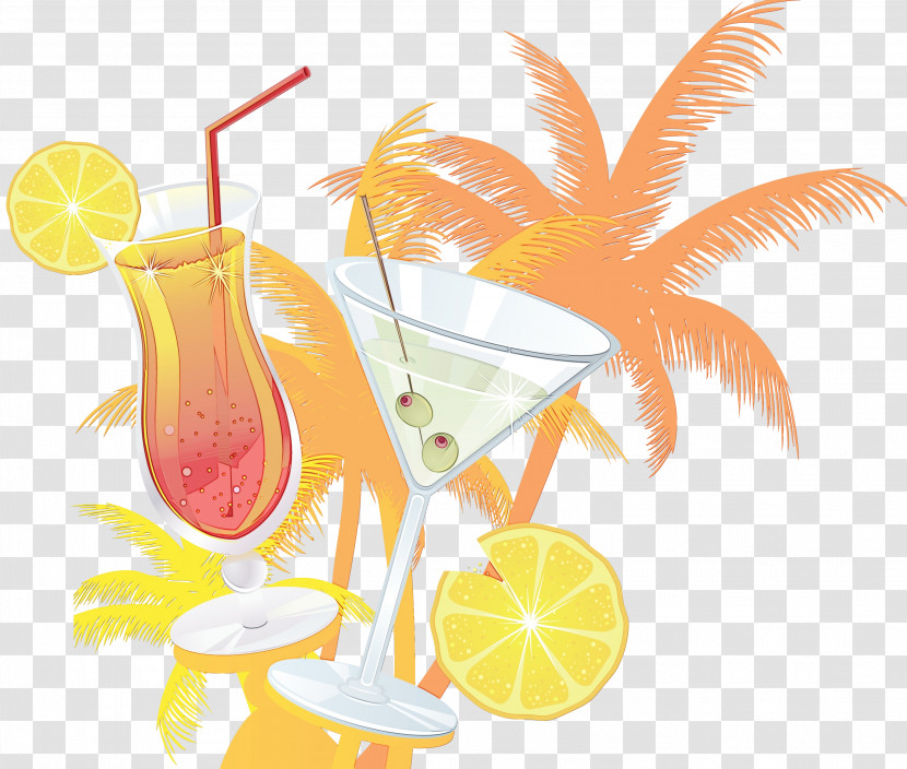 Drink Cocktail Garnish Non-alcoholic Beverage Juice Orange Drink Transparent PNG