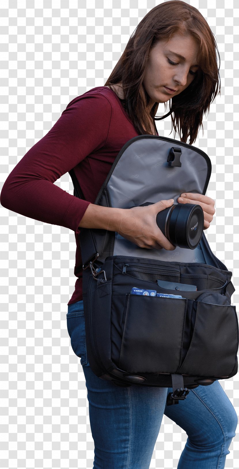 Handbag Shoulder Backpack Sleeve Electric Blue Transparent PNG