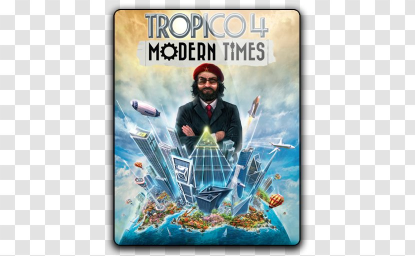 Tropico 4 3 5 Xbox 360 Video Game - Kalypso Media - Modern Times Transparent PNG