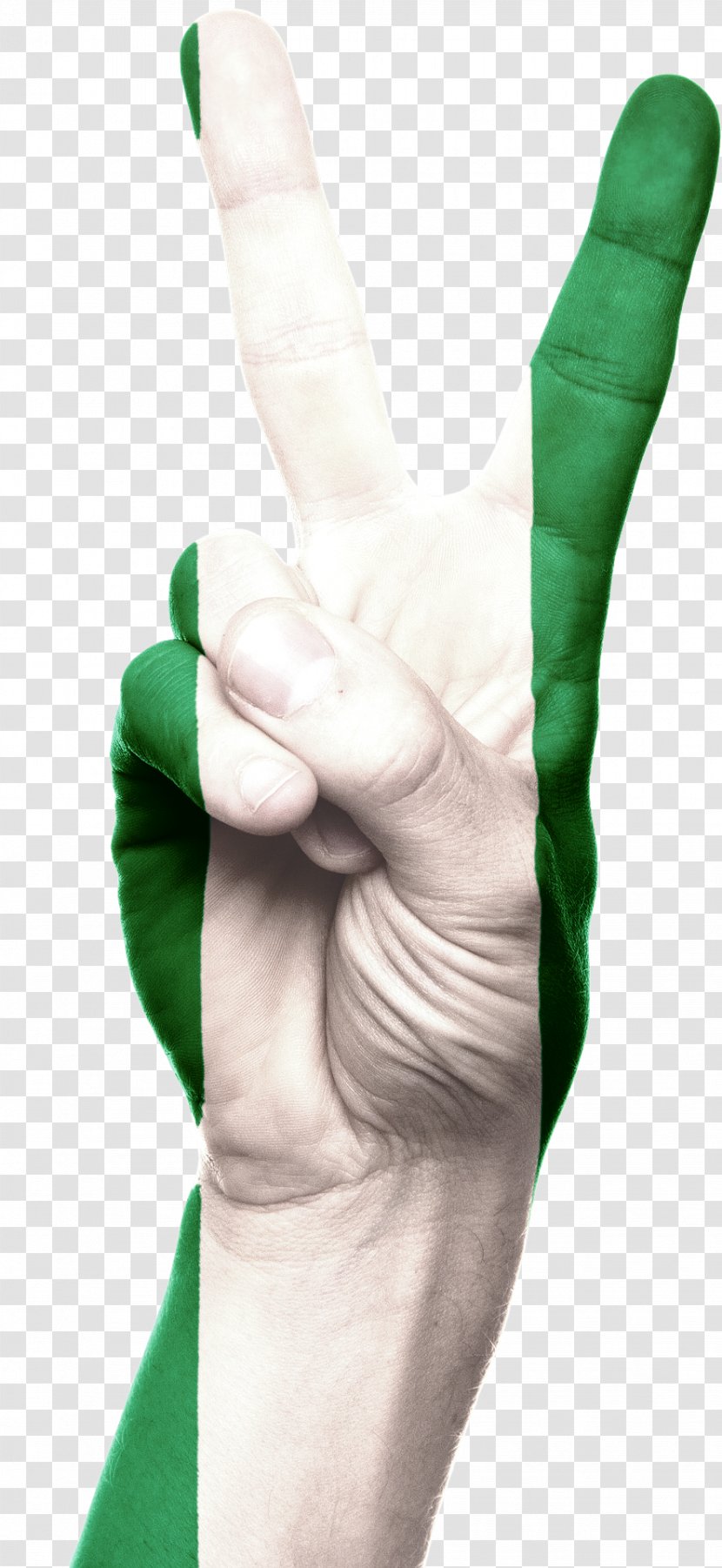 Flag Of Nigeria Nigeria: Giant Africa Hand Advance-fee Scam - Arm - Victory Transparent PNG