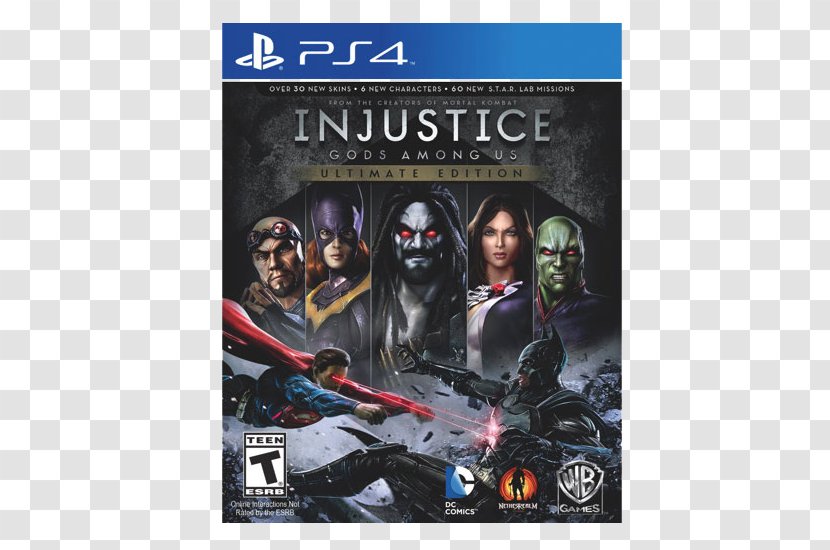 Injustice: Gods Among Us Xbox 360 PlayStation 4 Video Game 3 - Mortal Kombat Transparent PNG